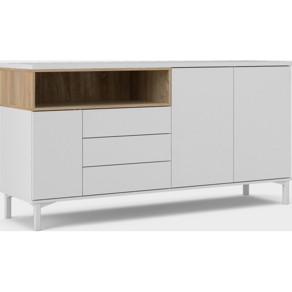Roomers Sideboard - Weiß/Eiche