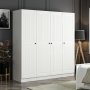 Capeto Kleiderschrank 180 cm - Weiß