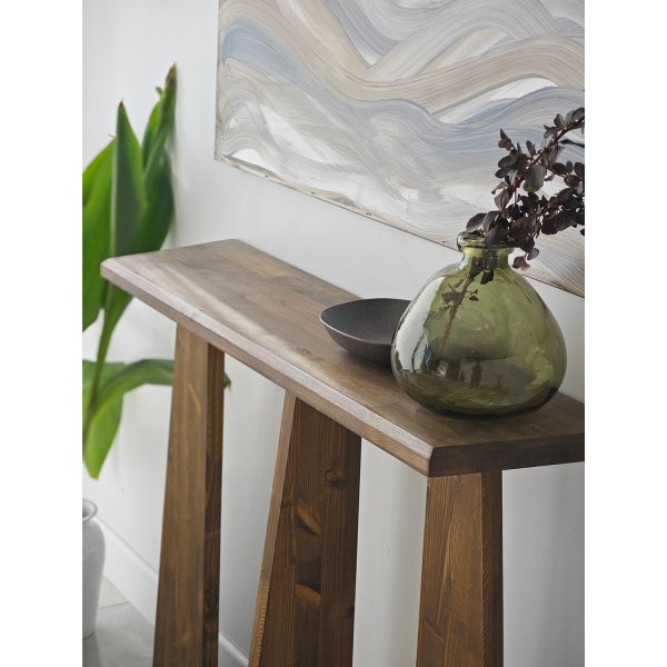 Kleopatra-Relieftisch 100 x 28 cm - Walnuss