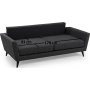 Mayorka 3-Sitzer-Sofa - Dunkelgrau