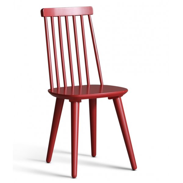 Roter Steckstuhl RAL3003