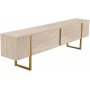 Serenity Medienbank - Travertin/Gold