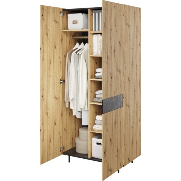 Marmo Kleiderschrank - Artisan-Eiche