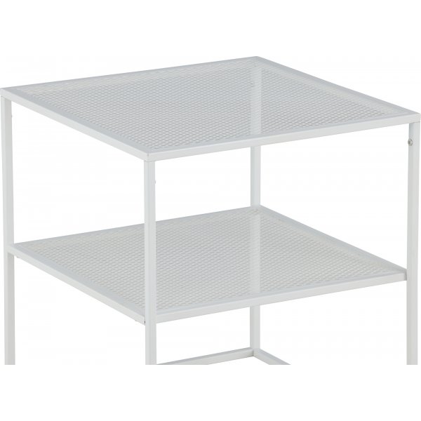 Netz Beistelltisch 55 x 55 cm - Weiß