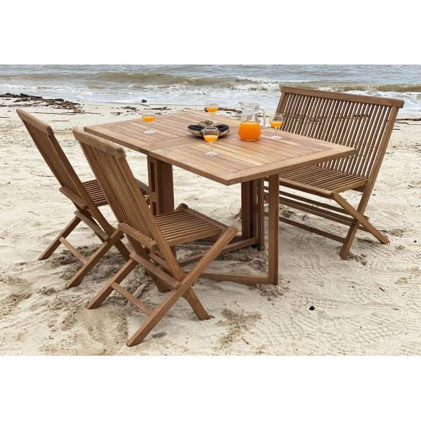 Saltö zusammenklappbares Sofa aus Teak - Teak