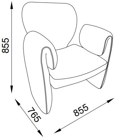 Geneve-Sessel - Beige