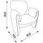 Geneve-Sessel - Beige