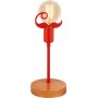 Beami Tischlampe - Nussbaum/rot