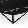 Sintorp runder Esstisch Ø115 cm - Schwarzer Marmor (Exklusives Laminat)