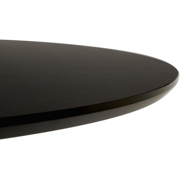 Sitz Esstisch Hochdrucklaminat - Schwarz - ø110 cm