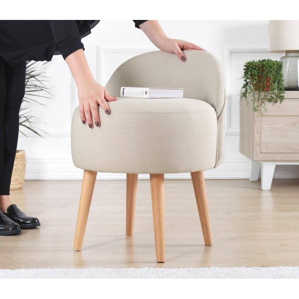 Hocker Corvile - Creme