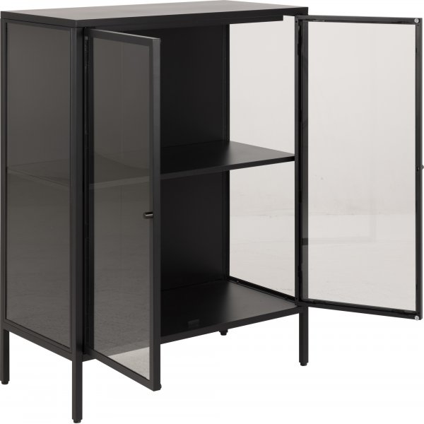 Vitrine Newcastle - Schwarz