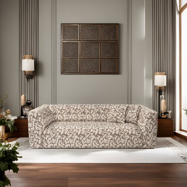 3-Sitzer-Sofa aus Cady - Beige/Braun