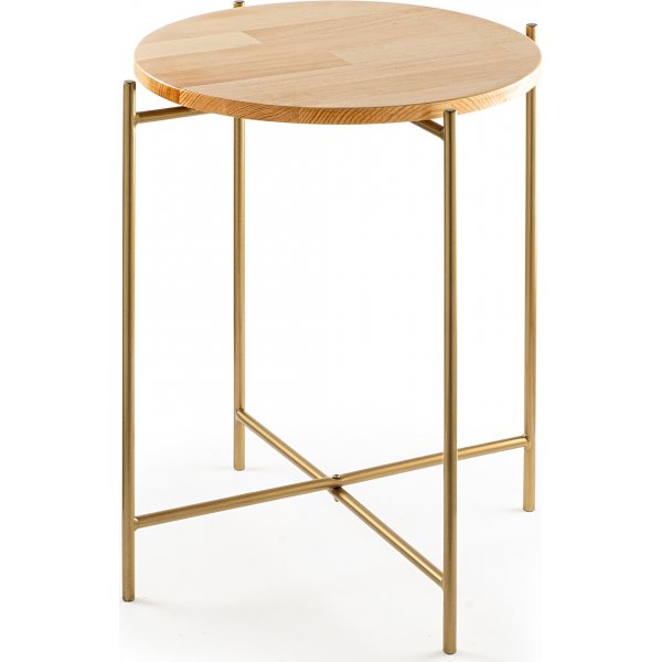Vela 4 Beistelltische - Gold/Beige