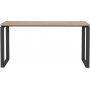 Schilderschreibtisch 150 cm - Mattgrau/Hickory