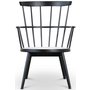Scoop Lounge Sessel - Schwarz / Rattan