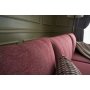 Efsun U-Bettsofa - Burgund