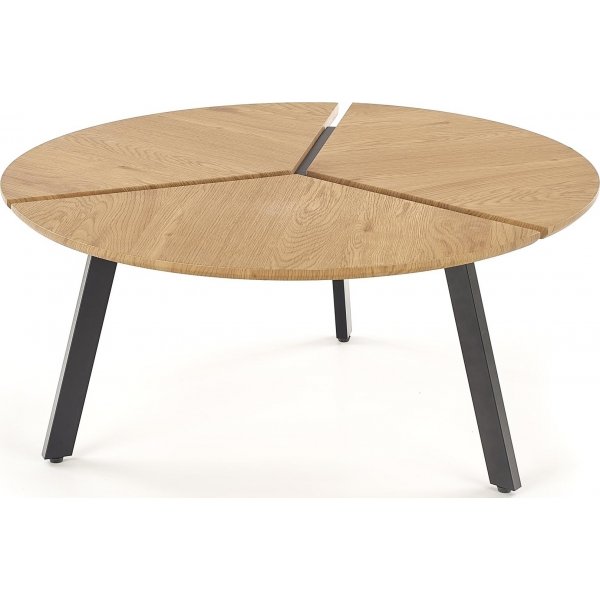 Josephina Couchtisch - Eiche/Schwarz