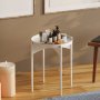 Vela Couchtisch Ø44 cm - Weiß