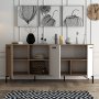 Aurora Sideboard - Eiche/weiß