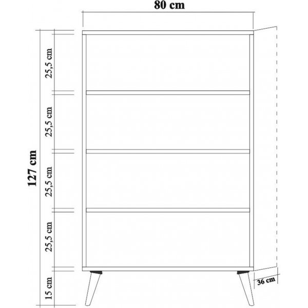 Schrank Multibox 728 - Sonoma-Eiche