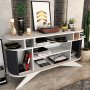 Stormy Sideboard - Weiß/Anthrazit