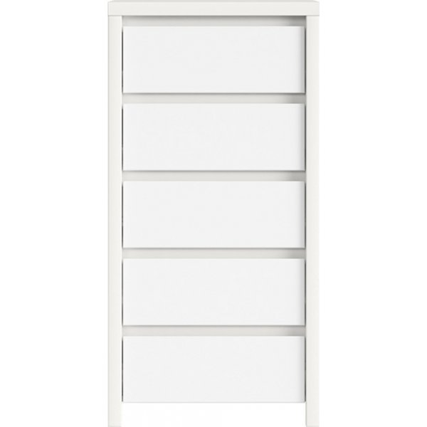 Kaspische Kommode 56 x 112,5 cm - Weiß