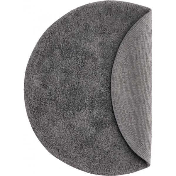 Valle Teppich Ø60 cm - Dunkelgrau