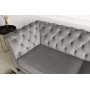 Sofa Chesterfield 3-Sitzer grau - Henry