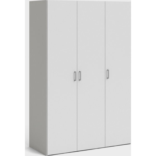 Space-Kleiderschrank mit 3 Türen - Weiß