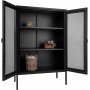 Melbourne Vitrine - Schwarz