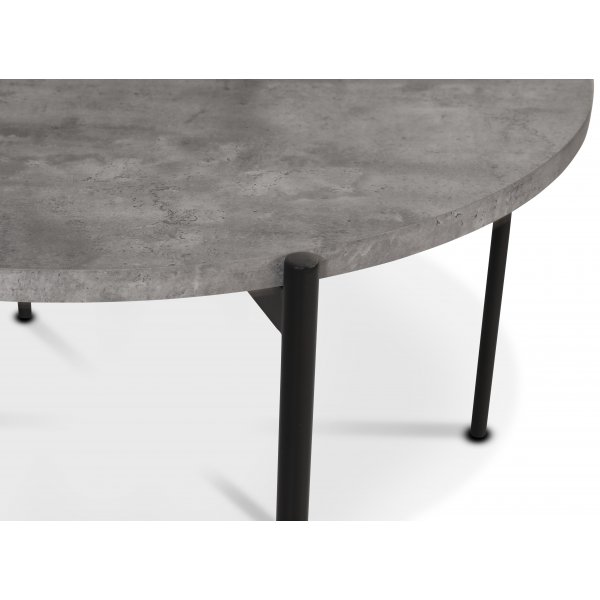 Runder Esstisch Shanghai Ø120 cm - Zementimitation