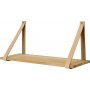 Frikk Wandregal 60 cm - Weiß pigmentierte Eiche
