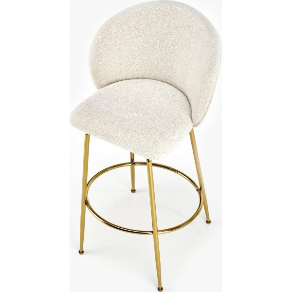 Barhocker Beige/Gold