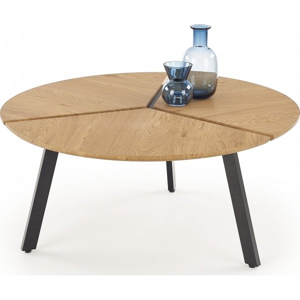 Josephina Couchtisch - Eiche/Schwarz