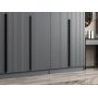 Cikani Kleiderschrank 315x52x210 cm, Variante A - Anthrazit