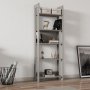 Ländliches Bücherregal - Grau