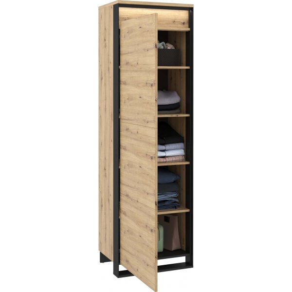 Quant Kleiderschrank 60 cm - Artisan Eiche/Schwarz