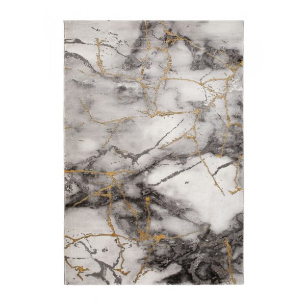 Maschinengewebter Teppich - Craft Concrete Gold