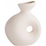 Delta-Vase - gebrochenes Weiß