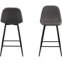 Wilma Barhocker 91 cm - Grau/Schwarz
