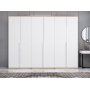 Lyn Kleiderschrank 270 x 52 x 206 cm - Weiß