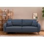 Kronos 3-Sitzer-Schlafsofa Dunkelblau