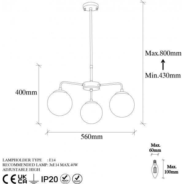 Draht-Deckenlampe 10990 - Vintage