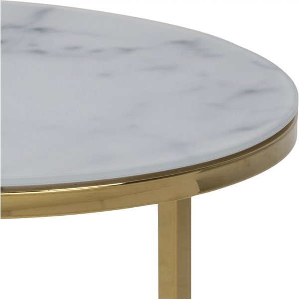 Alisma Tisch Ø35/45 cm - Weiß