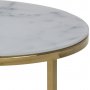Alisma Tisch Ø35/45 cm - Weiß