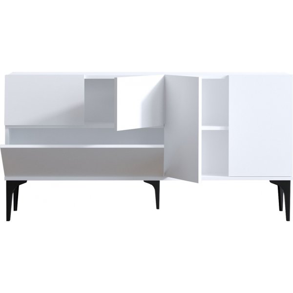 Glise Sideboard - Weiß/Schwarz