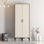 Kumsal Kleiderschrank 6 Walnuss/Creme