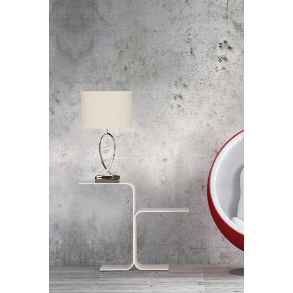 Schicke Tischlampe - Chrom