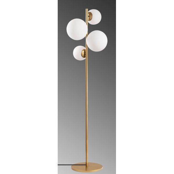 Facettierte Stehlampe 10523 - Antik/weiß